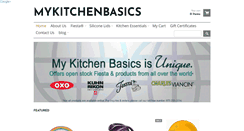 Desktop Screenshot of mykitchenbasics.com